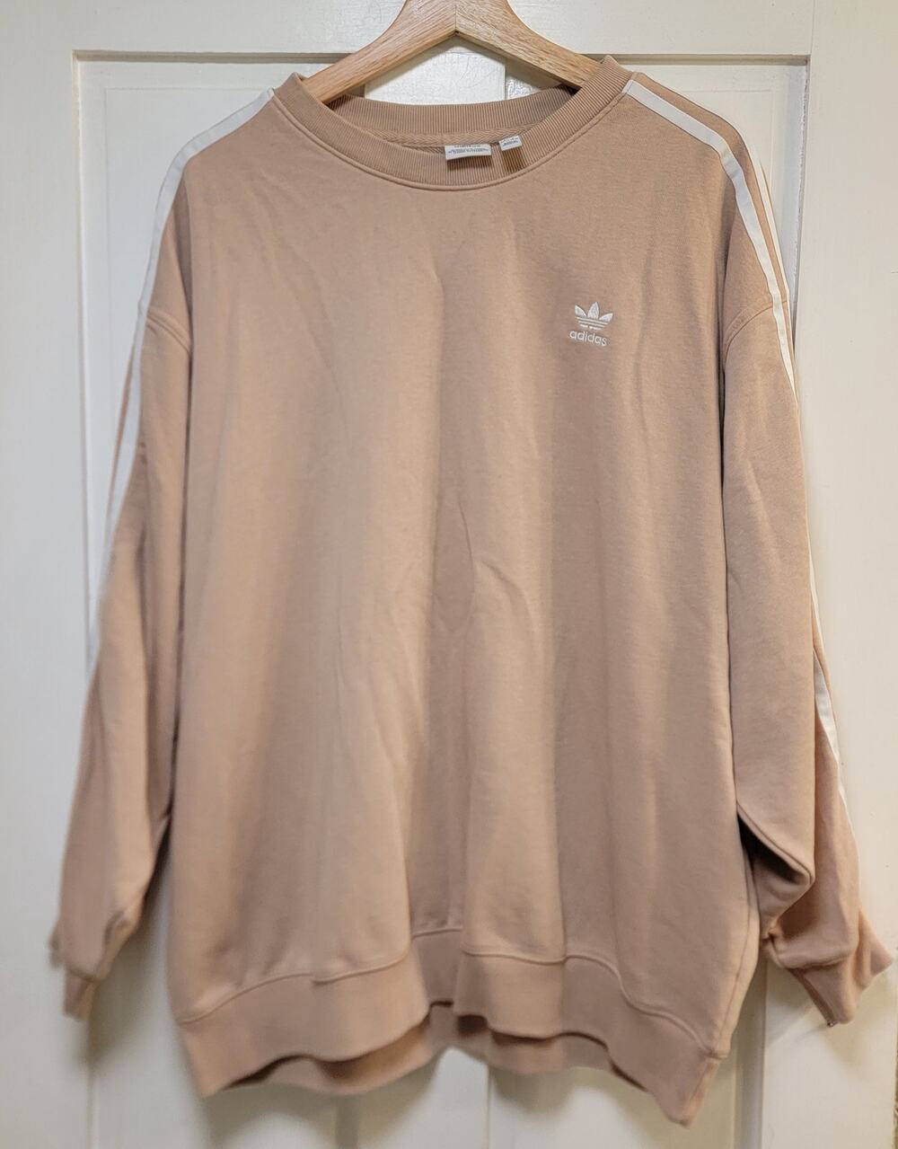 Adidas Originals 3-Stripe Crewneck Sweatshirt - Size Large